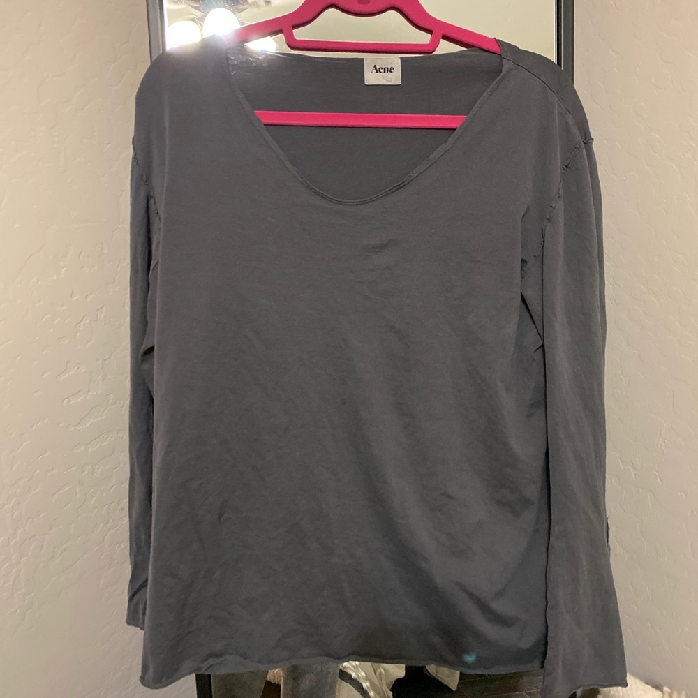 ACNE SHIRT WITH ELBOW DETAILING